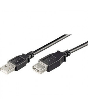 Goobay USB Verlängerungskabel 68904 USB 2.0 3m A-Stecker/A-Buchse sw