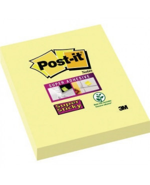 Post-it Haftnotiz Super Sticky 65612SY 48x73mm 90Blatt gelb