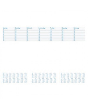 RNK Schreibunterlage Office 46617 Blanko mit Kalendarium 30Blatt