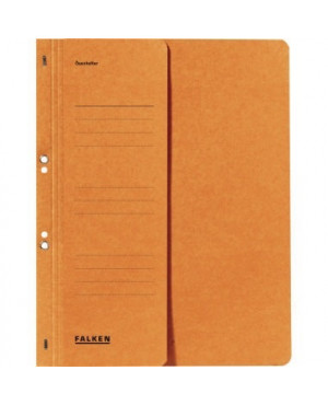 Falken Ösenhefter 80000516 DIN A4 kaufm. Heftung 250g Karton orange