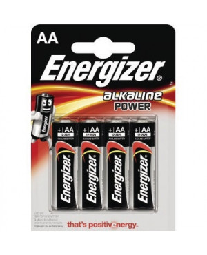 Energizer Batterie Alkaline Power E300132900 AA Mignon 4 St./Pack.