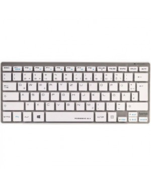 Hama Tastatur Rossano 2.4 00050454 Funk weiß