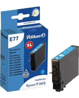 Pelikan Tintenpatrone 4109453 E77 wie Epson C13T163240 cyan