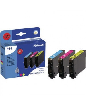 Pelikan Tintenpatrone 4109705 P34 wie C13T2715 c/m/y 3 St./Pack.