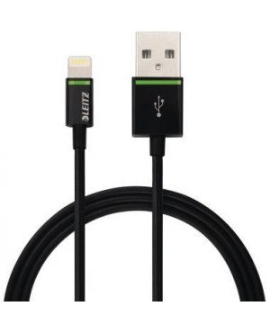 Leitz Kabel Complete 62120095 Lightning auf USB 1m schwarz