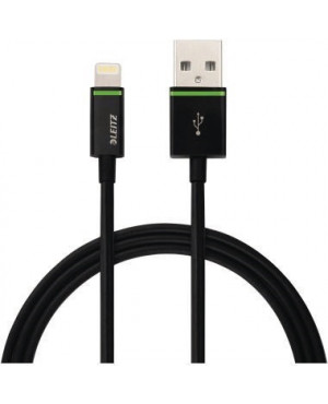 Leitz Kabel Complete 62130095 Lightning auf USB 2m schwarz
