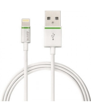 Leitz Kabel Complete 62120001 Lightning auf USB 1m weiß