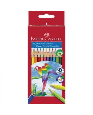 Faber-Castell Farbstift Triangular 116544 sortiert 24 St./Pack.