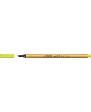 STABILO Fineliner point 88 88/024 0,4mm neongelb