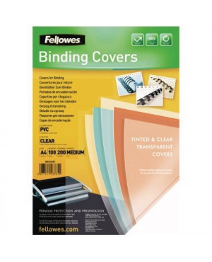 Fellowes Deckblatt 5376102 DIN A4 200mic transparent 100 St./Pack.