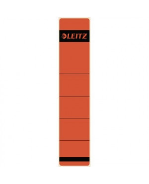Leitz Ordneretikett 16430025 kurz/schmal Papier rot 10 St./Pack.