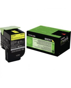 Lexmark Toner 802XY 80C2XY0 4.000Seiten gelb