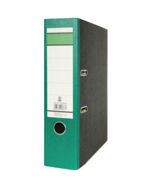 Ordner DIN A4 80mm Recycling Pappe grün