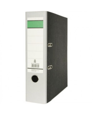 Ordner DIN A4 80mm Recycling Pappe grau