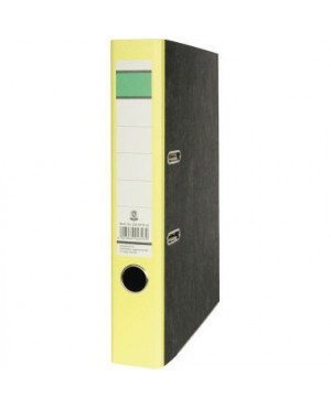 Ordner DIN A4 50mm Recycling Pappe gelb