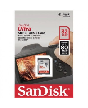 SanDisk Speicherkarte SDSDUNC-032G Ultra SDHC 32GB