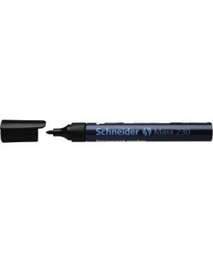 SCHNEIDER Permanentmarker 230 Rundspitze 1-3mm schwarz 123001