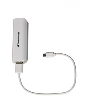 Soennecken Ladegerät PowerBank 71650 2.600mAh weiß/grau