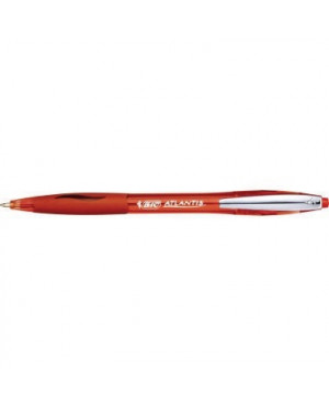 BIC Kugelschreiber ATLANTIS Soft 902134 0,4mm Druckmechanik rot