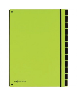 PAGNA Pultordner 24129-17 34x26,5x2cm 12Fächer lindgrün