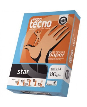 Inapa tecno Kopierpapier Star 011108010421 DIN A4 500 Bl./Pack.