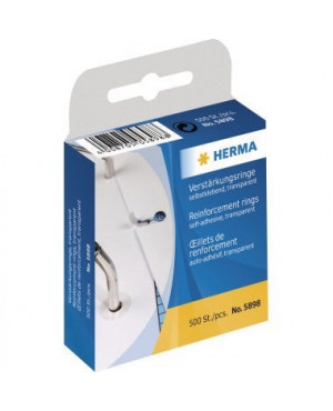 Herma Lochverstärkungsring 12mm transparent 500 St./Pack