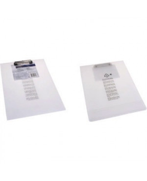 Klemmbrett 23,6x32,1cm Klemme silber Polypropylen transparent