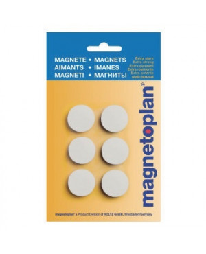 magnetoplan Magnet Discofix Hobby 16645600 25mm ws 6 St./Pack