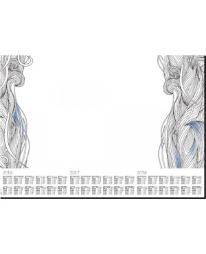 Sigel Schreibunterlage Relax HO480 595x410mm Kalendarium 30Blatt