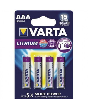 Varta Batterie 6103301404 AAA Micro 1,5V 4 St./Pack.