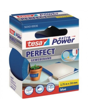 tesa Gewebeband extra Power Perfect 56343-00036 38mmx2,75m blau