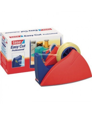 tesa Tischabroller Easy Cut Professional 57422-00000 rot/blau
