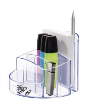 HAN Köcher RONDO 17460-73 9Fächer Polystyrol signal lichtblau