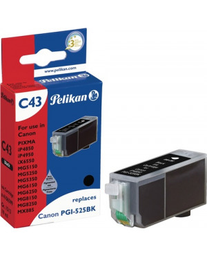 Pelikan Tintenpatrone 4106599 C43 wie Canon PGI525BK schwarz
