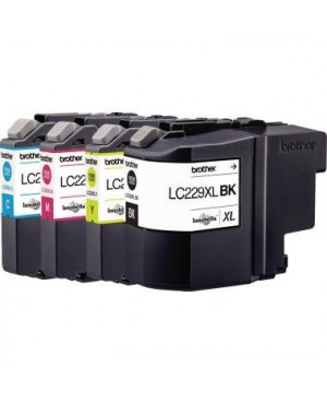 Brother Tintenpatrone LC229XL Set sw/c/m/y 4 St./Pack.
