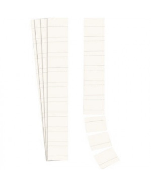 Ultradex Einsteckkarte Planrecord 140708 70x32mm weiß 90St/Pg