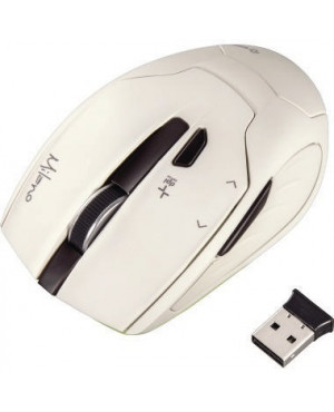 Hama Funkmaus Milano 00053945 USB optisch wireless weiß