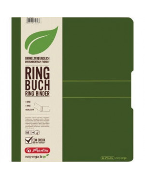 Herlitz Ringbuch 11282720 DIN A4 4Ringe 16mm dunkelgrün