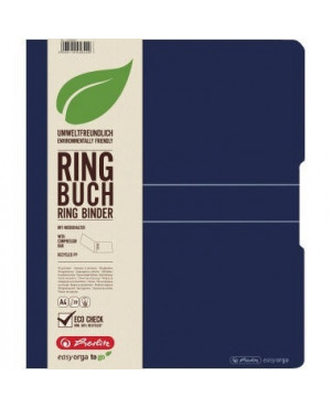 Herlitz Ringbuch 11282605 DIN A4 2Ringe 25mm dunkelblau