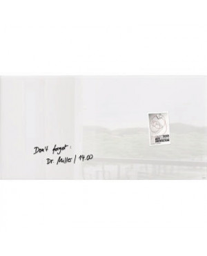 Sigel Multifunktionstafel artverum GL146 910x460x15mm Glas weiß