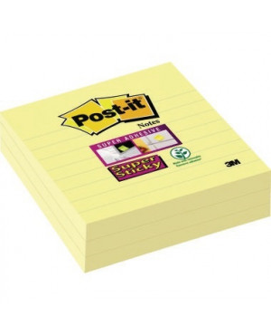 Haftnotiz Post-it Super Sticky 675-3SCY 101x101mm gelb 3 St./Pack.