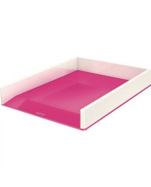 Leitz Briefkorb WOW 53611023 DIN A4 PS weiß/pink