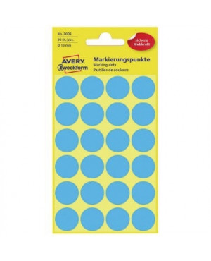 Avery Zweckform Markierungspunkt 3005 18mm blau 96 St./Pack.
