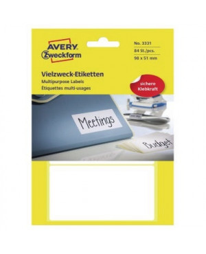 Avery Zweckform Vielzwecketikett 3331 98x51mm weiß 84 St./Pack.