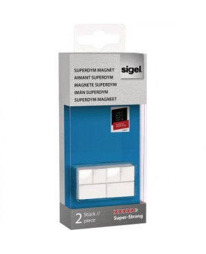 Sigel Magnet Cube Design GL273 20x20x20mm ws 2 St./Pack.