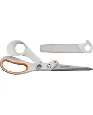 FISKARS Schere Easy Action 9-9154 RazorEdge 21cm weiß/orange