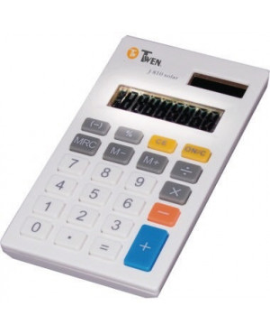 TWEN Taschenrechner J 810 567 Solar weiß
