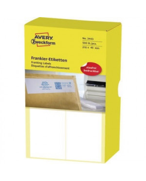 Avery Zweckform Frankieretikett 3443 210x45mm 500 St./Pack.