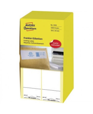 Avery Zweckform Frankieretikett 3430 194x39mm 1.000 St./Pack.