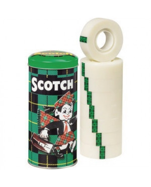 Scotch Klebefilm Magic 8-193332 19mmx33m Metalldose 8 Rl./Pack.
